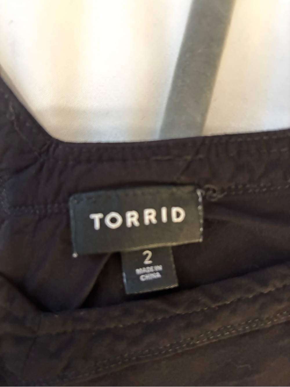 torrid Black flowyTank Top - Size 2